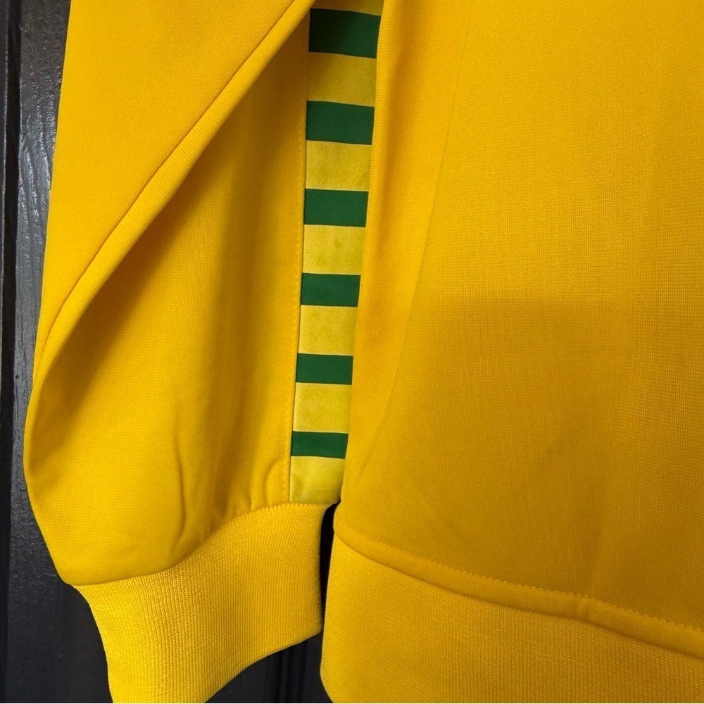 Nike Jacket Soccer Brazil World cup official Men S Yellow removable hoodie - Picture 10 of 16